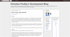 Desktop Screenshot of christianfindlay.blogspot.com