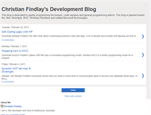 Tablet Screenshot of christianfindlay.blogspot.com