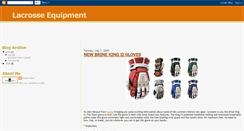 Desktop Screenshot of lacrosseequipment.blogspot.com