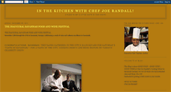 Desktop Screenshot of chefjoerandall.blogspot.com