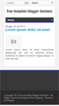 Mobile Screenshot of free-template-blogger-business.blogspot.com