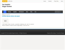 Tablet Screenshot of free-template-blogger-business.blogspot.com