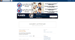 Desktop Screenshot of learnautocad.blogspot.com