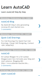 Mobile Screenshot of learnautocad.blogspot.com