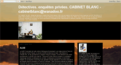 Desktop Screenshot of cabinet-blanc.blogspot.com