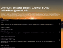 Tablet Screenshot of cabinet-blanc.blogspot.com