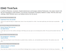 Tablet Screenshot of edmdthinktank.blogspot.com