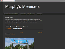 Tablet Screenshot of murphysmeanders.blogspot.com