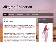 Tablet Screenshot of alhijrahcollection.blogspot.com