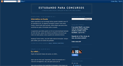 Desktop Screenshot of estudaconcursos.blogspot.com