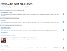 Tablet Screenshot of estudaconcursos.blogspot.com