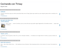 Tablet Screenshot of cocinandocontivisay.blogspot.com