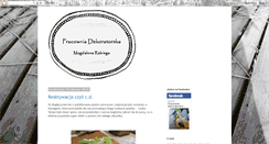 Desktop Screenshot of pracowniadekoratorska.blogspot.com