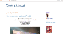 Desktop Screenshot of cecilechicault.blogspot.com