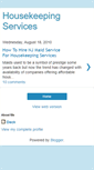 Mobile Screenshot of housekeeping-services.blogspot.com
