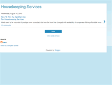 Tablet Screenshot of housekeeping-services.blogspot.com