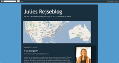 Desktop Screenshot of julies-rejseblog.blogspot.com