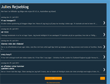Tablet Screenshot of julies-rejseblog.blogspot.com