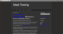 Desktop Screenshot of idealtowing.blogspot.com
