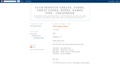 Desktop Screenshot of clubpenguincheatscode.blogspot.com