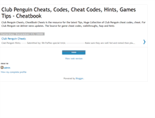 Tablet Screenshot of clubpenguincheatscode.blogspot.com