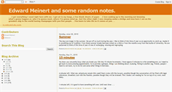 Desktop Screenshot of edwardmeinert.blogspot.com