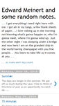 Mobile Screenshot of edwardmeinert.blogspot.com