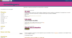 Desktop Screenshot of cursoblogperu.blogspot.com