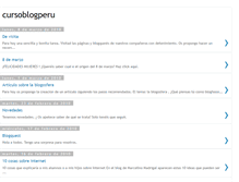 Tablet Screenshot of cursoblogperu.blogspot.com