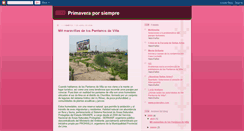 Desktop Screenshot of primaveraporsiempre.blogspot.com