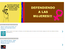 Tablet Screenshot of defendiendoalasmujeres.blogspot.com