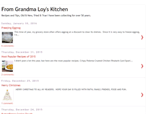 Tablet Screenshot of grandmaloyskitchen.blogspot.com