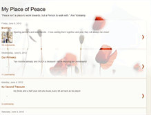 Tablet Screenshot of myplaceofpeace.blogspot.com