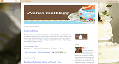 Desktop Screenshot of annesmatblogg.blogspot.com