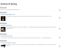 Tablet Screenshot of greenespring.blogspot.com