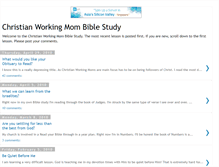 Tablet Screenshot of cwmbiblestudy.blogspot.com