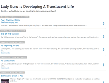 Tablet Screenshot of ladyguru.blogspot.com