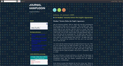 Desktop Screenshot of journalhanifuddin.blogspot.com