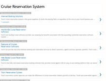 Tablet Screenshot of cruise-reservation-system.blogspot.com