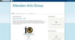Desktop Screenshot of marsdenart.blogspot.com