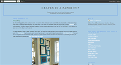 Desktop Screenshot of heaven-in-a-paper-cup.blogspot.com