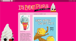 Desktop Screenshot of icecreampeople.blogspot.com