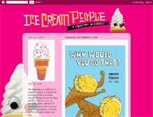 Tablet Screenshot of icecreampeople.blogspot.com