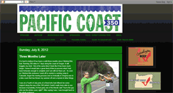 Desktop Screenshot of pacificcoast350.blogspot.com