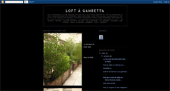 Desktop Screenshot of loftgambetta.blogspot.com