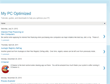 Tablet Screenshot of my-pc-optimized.blogspot.com