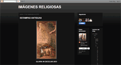 Desktop Screenshot of imagenesyestampasreligiosas.blogspot.com