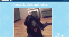 Desktop Screenshot of kentuckygoldendoodles.blogspot.com