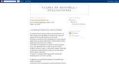 Desktop Screenshot of clasesdehistoria1ev.blogspot.com