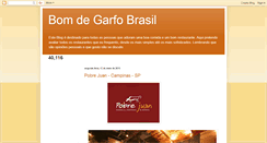 Desktop Screenshot of bomdegarfobrasil.blogspot.com